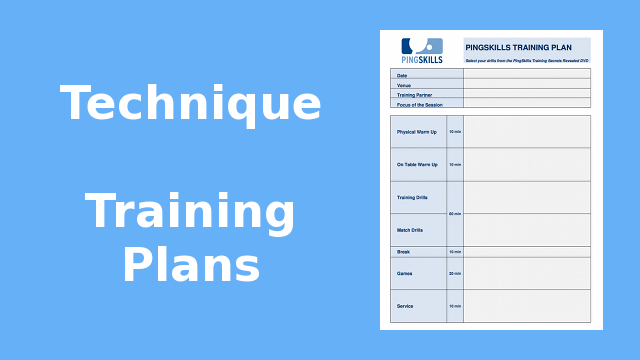 Weeks 9 to 12: Technique Training Plans